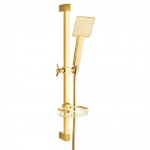 Kare Yakut Gold Robot Duş Seti 