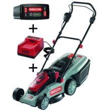 OREGON LM300 Akülü Çim Biçme Makinesi + 6.0 Ah+ C750