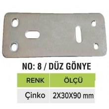 No:8 Düz Gönye (30-90)